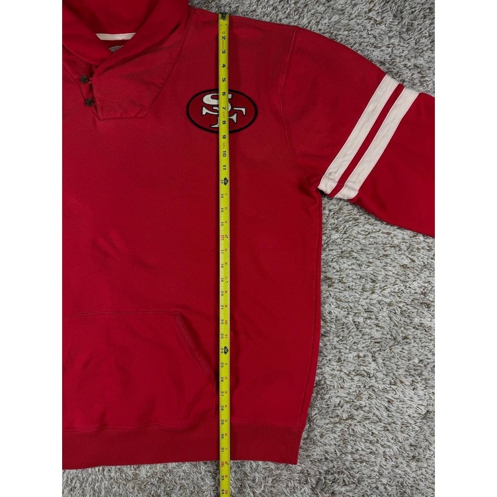 VTG Mitchell & Ness San Francisco 49ers NFL Throwbacks Pullover Sweatshirt 5XL - Picture 5 of 11